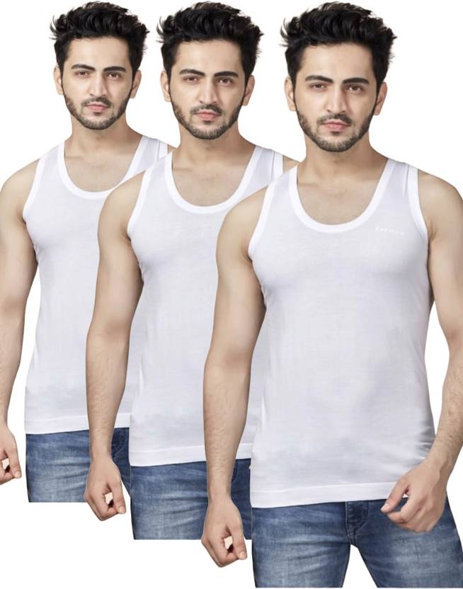 Poomex Pack of 3 Vest 90cm Men Vest